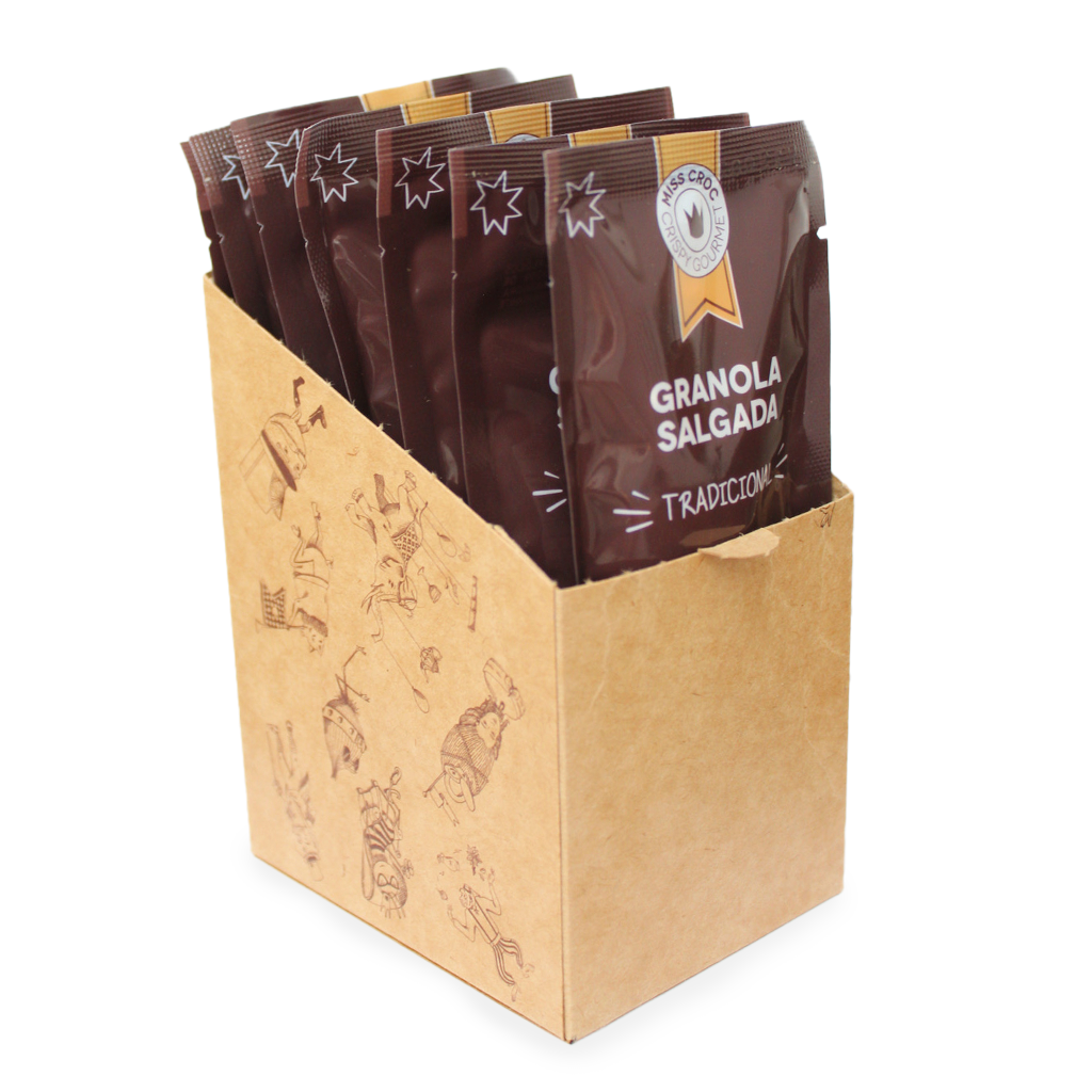 GRANOLA SALGADA SABOR TRADICIONAL - KIT SACHÊS