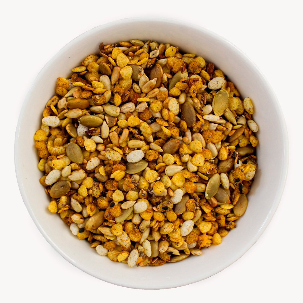 GRANOLA SALGADA SABOR LEMON PEPPER - GARRAFA 130G