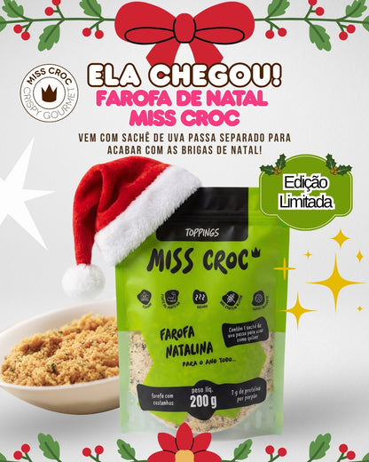 FAROFA NATALINA PARA O ANO TODO - POUCH 200g