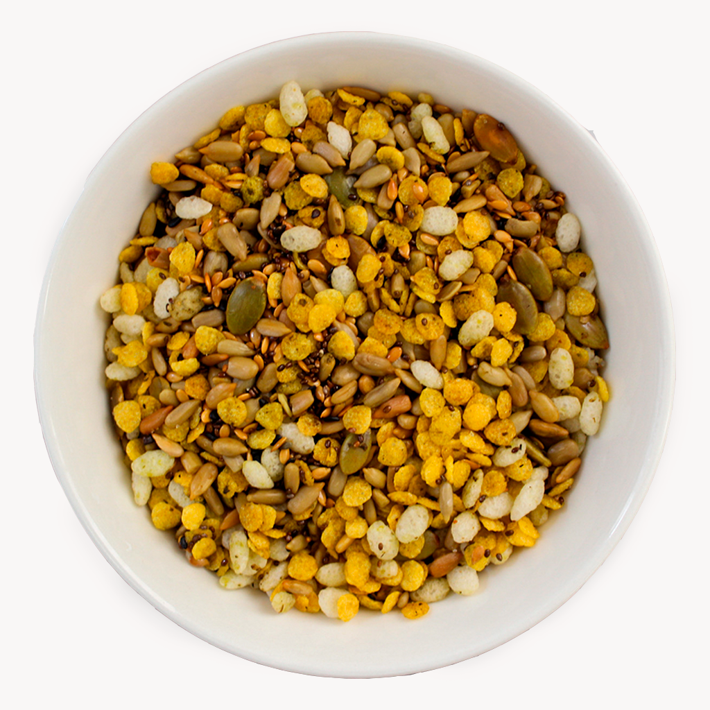 GRANOLA SALGADA SABOR PESTO -  GARRAFA 130G