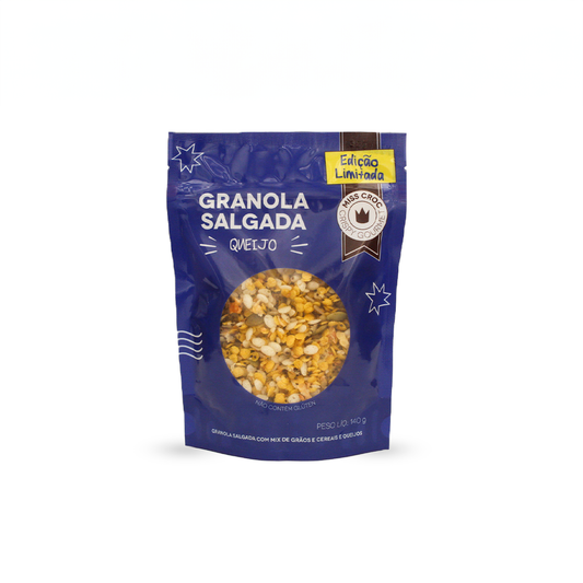 GRANOLA SALGADA SABOR QUEIJO - POUCH 140G